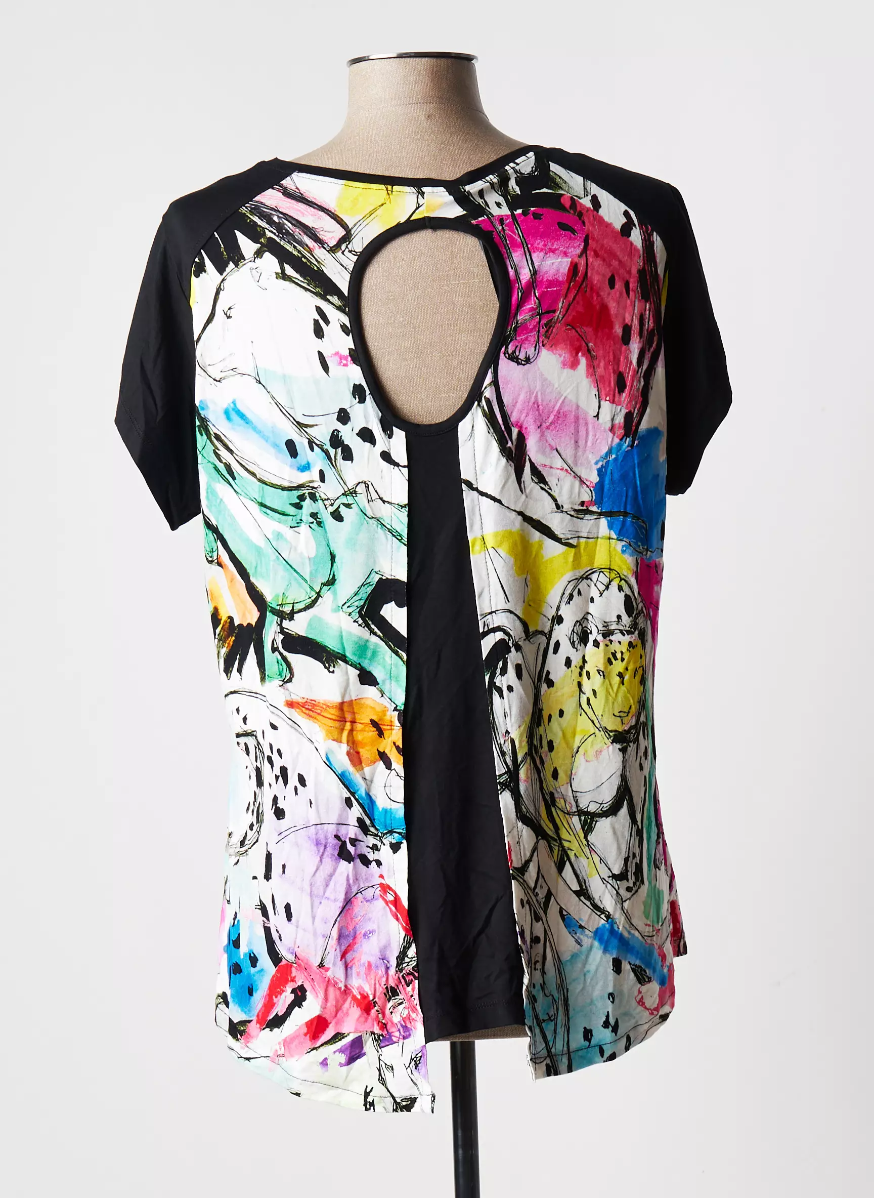 Maloka Tshirts Femme couleur noir