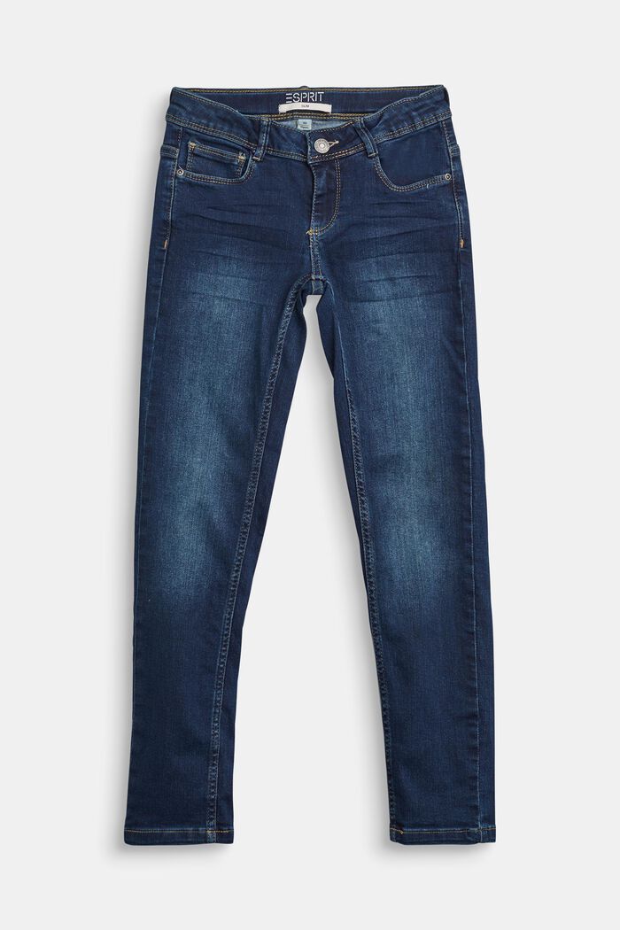 Stretch-Jeans mit Weitenservice und Verstellbund