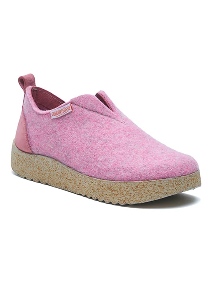 Comfortfusse Hausschuhe in Rosa günstig kaufen