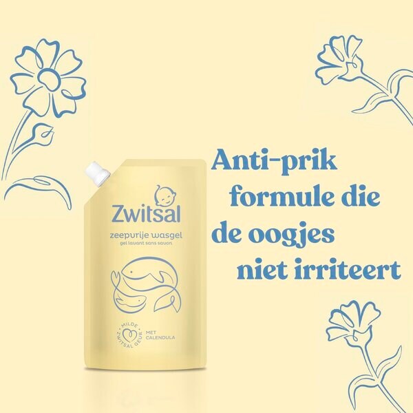Zwitsal umývací gél bez mydla, náhradná náplň 500 ml