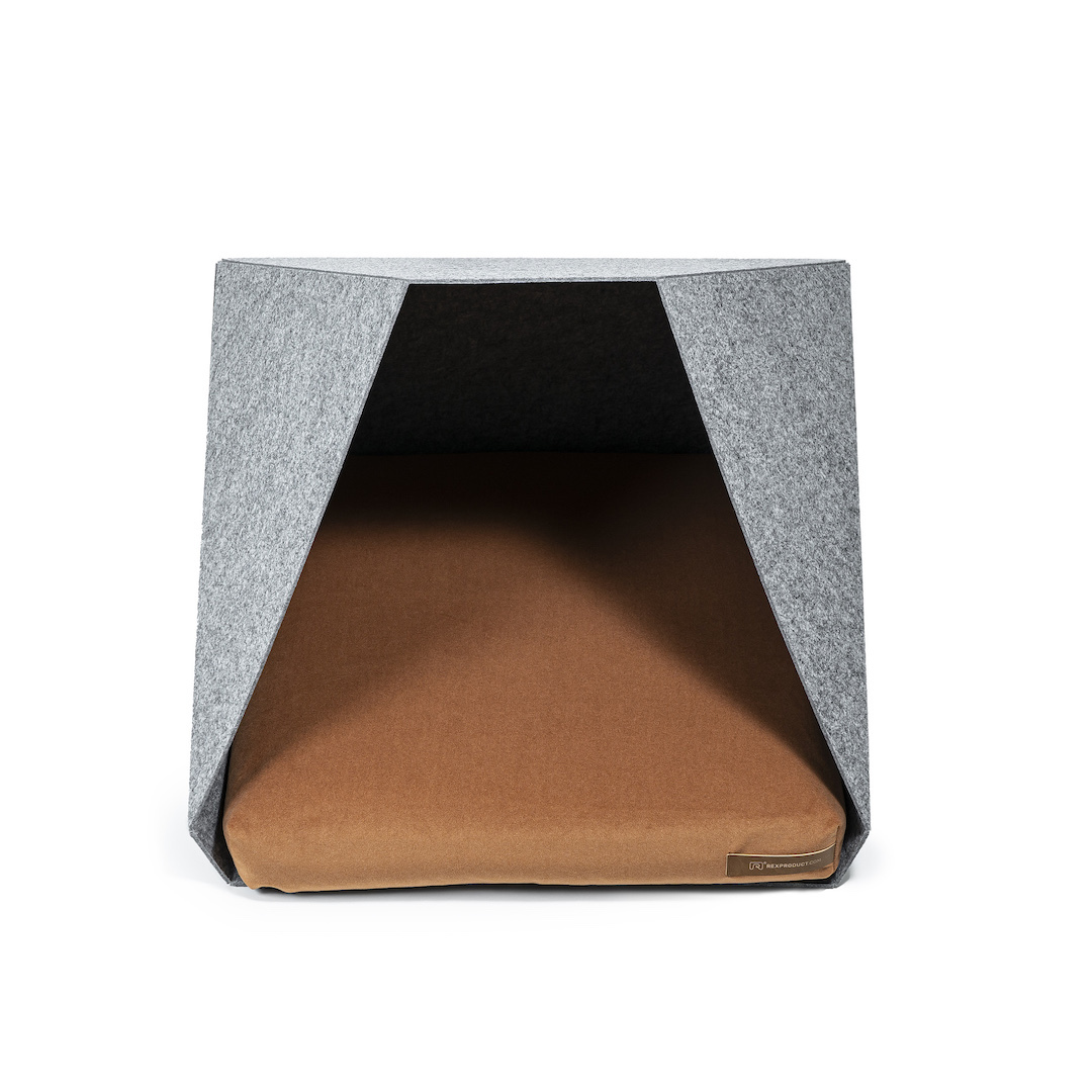 Rexproduct Hundehöhlen Rexproduct PetPocket hellgrau orange