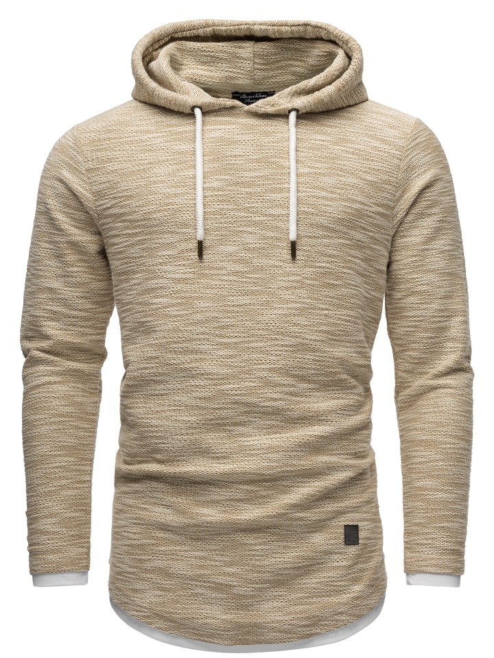 Amaci&Sons Kapuzenpullover LEXINGTON in Beige günstig kaufen