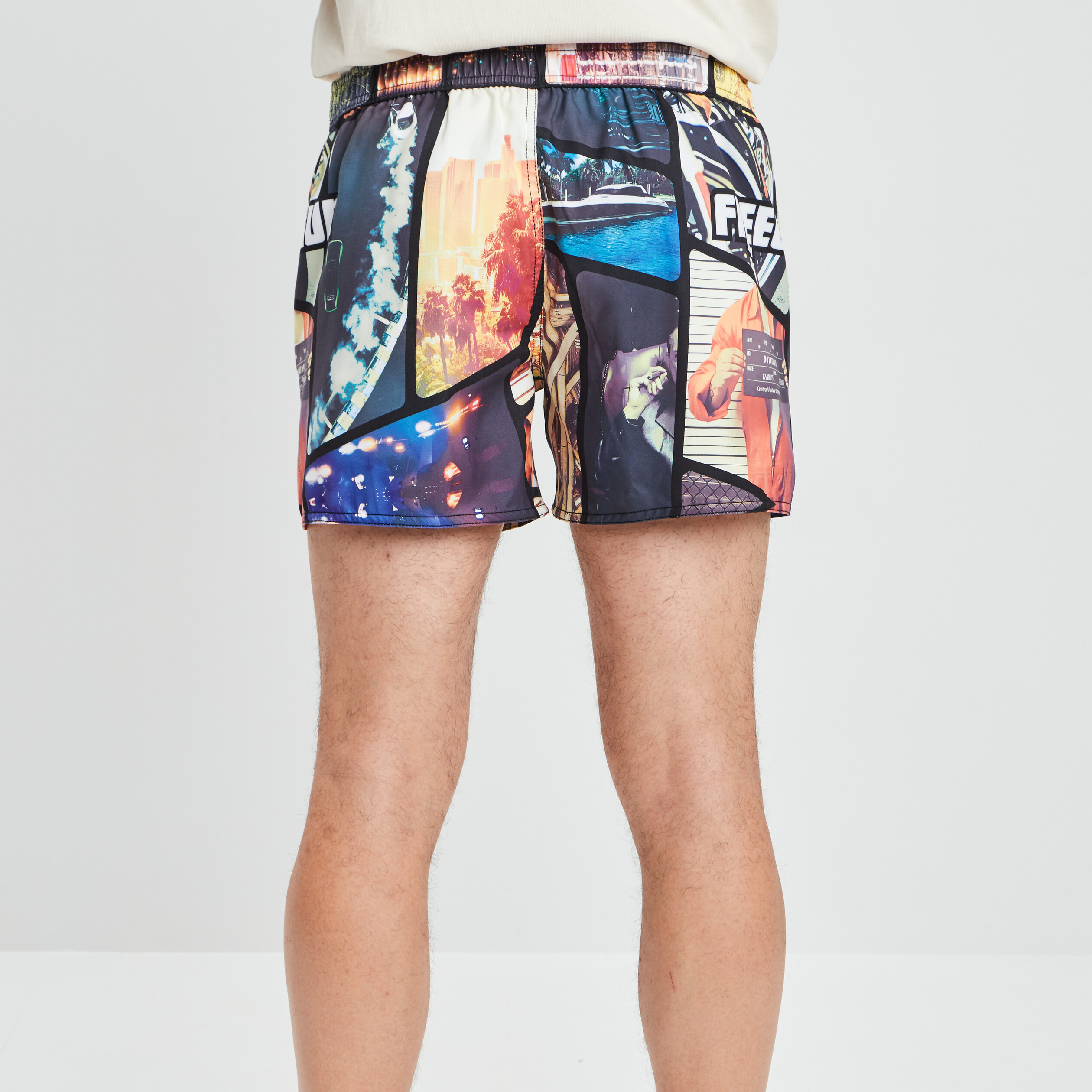 Short de bain multicolore homme | La Halle