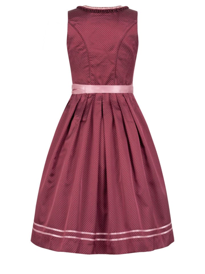 Nübler Dirndl midi Liana in Weinrot günstig kaufen