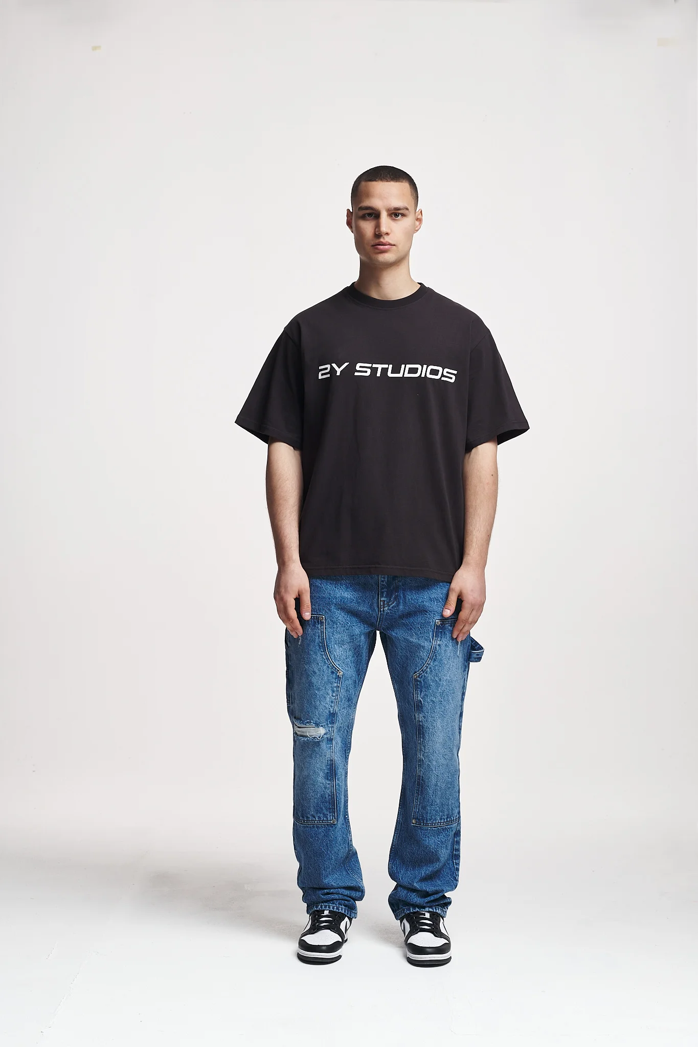 2Y Studios HALDOR CARPENTER STRAIGHT - Vaqueros pitillo