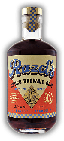 Razel's Choco Brownie Rum Razel's Choco Brownie Rum Ein unvergleichliches Geschmackserlebnis für jeden, der Brownies liebt.  0,5	 Liter - Vol 38,1%