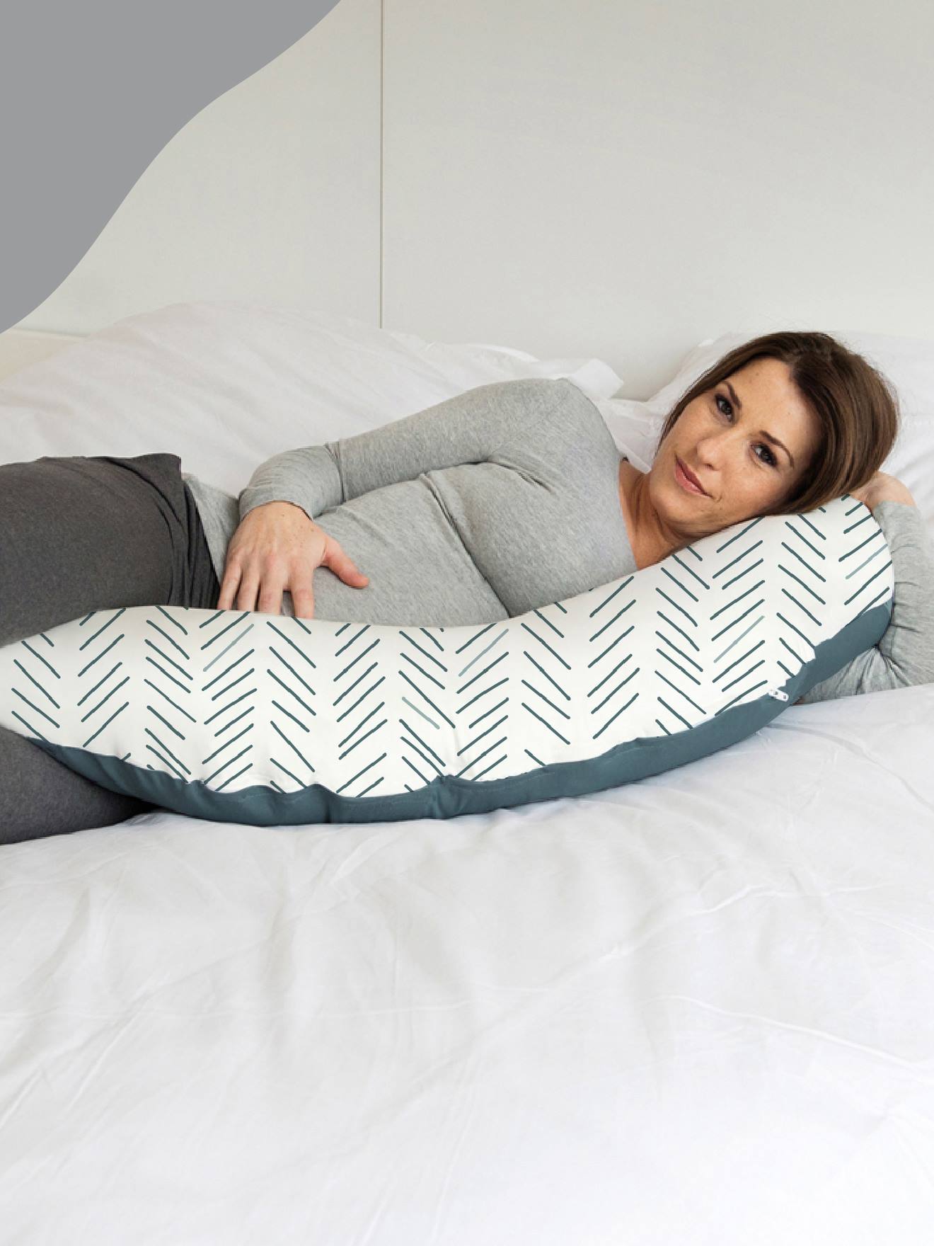 Doomoo Coussin de Maternité BABYMOOV ethnic petrol