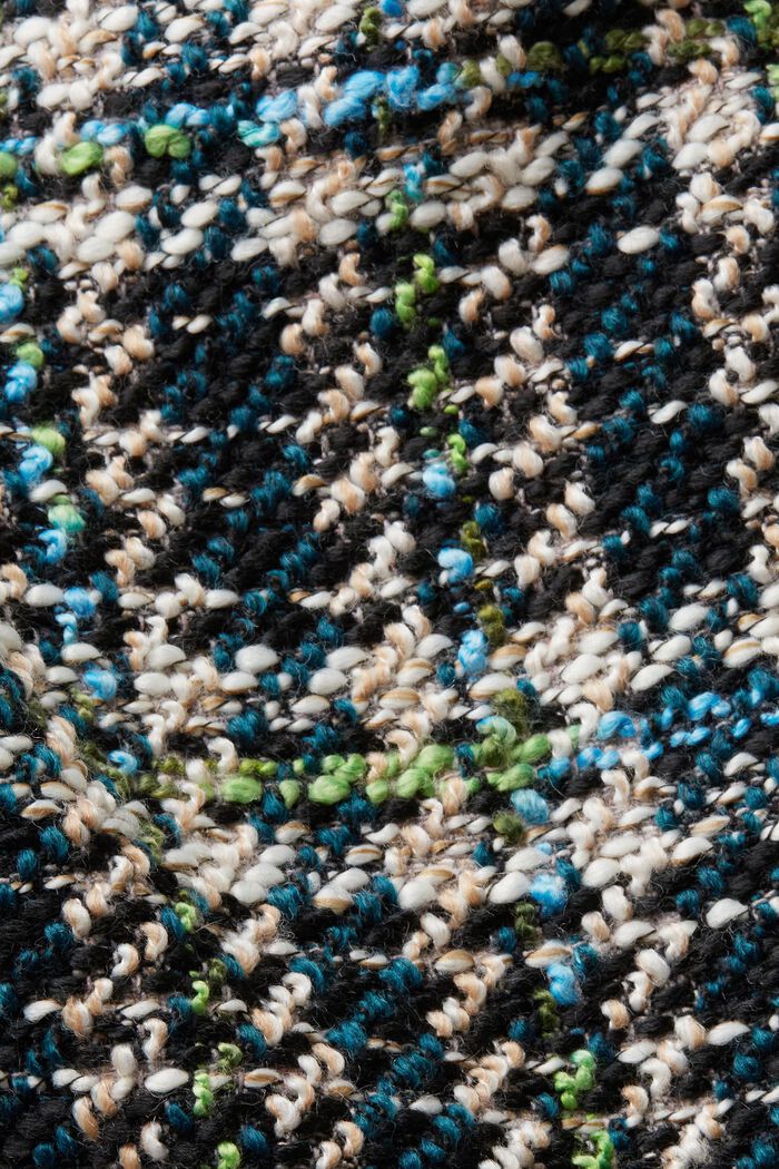 Mehrfarbige Bouclé-Jacke