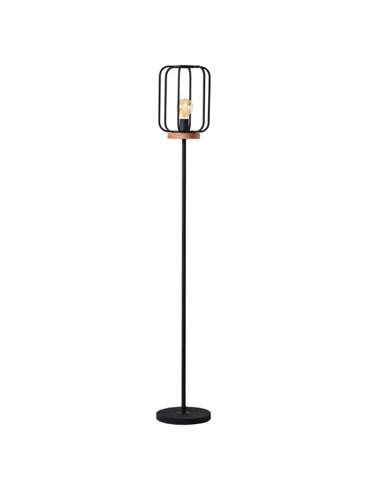 Brilliant Standleuchte, 1-flammig Tosh ⌀ 25 cm in antik holz/schwarz korund günstig kaufen onesize