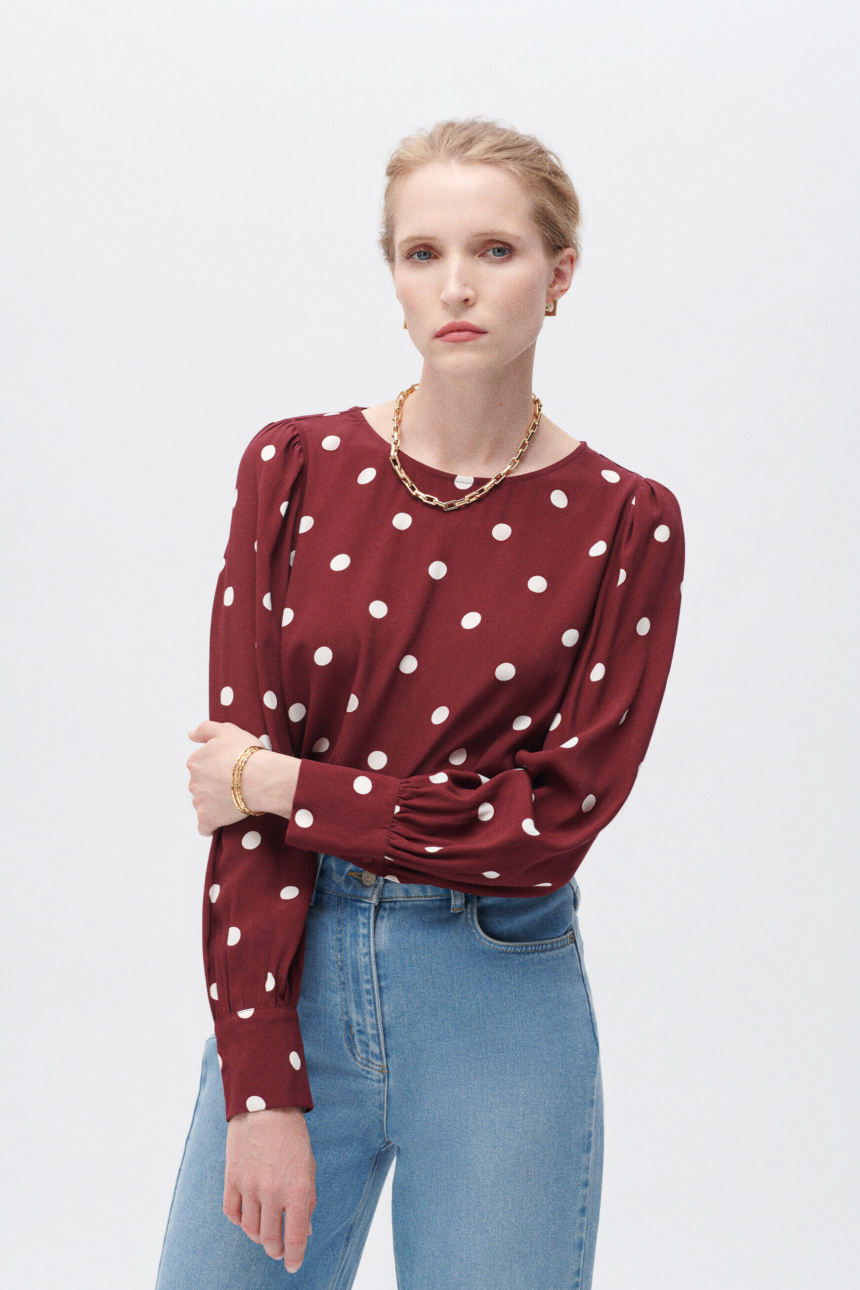 Blouse christy bordeaux femme