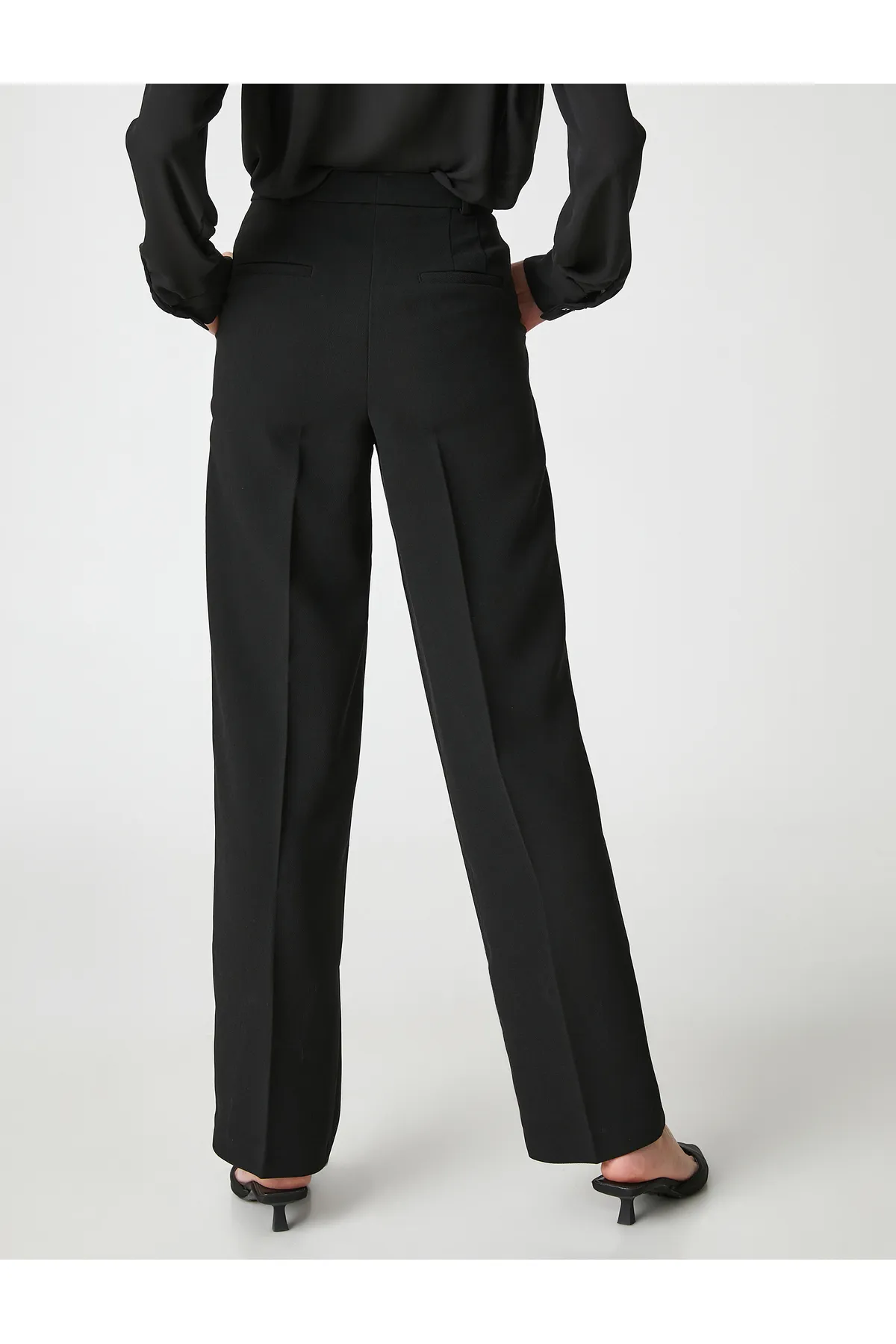 Koton  Stoff-Palazzo-Hose mit Taschen