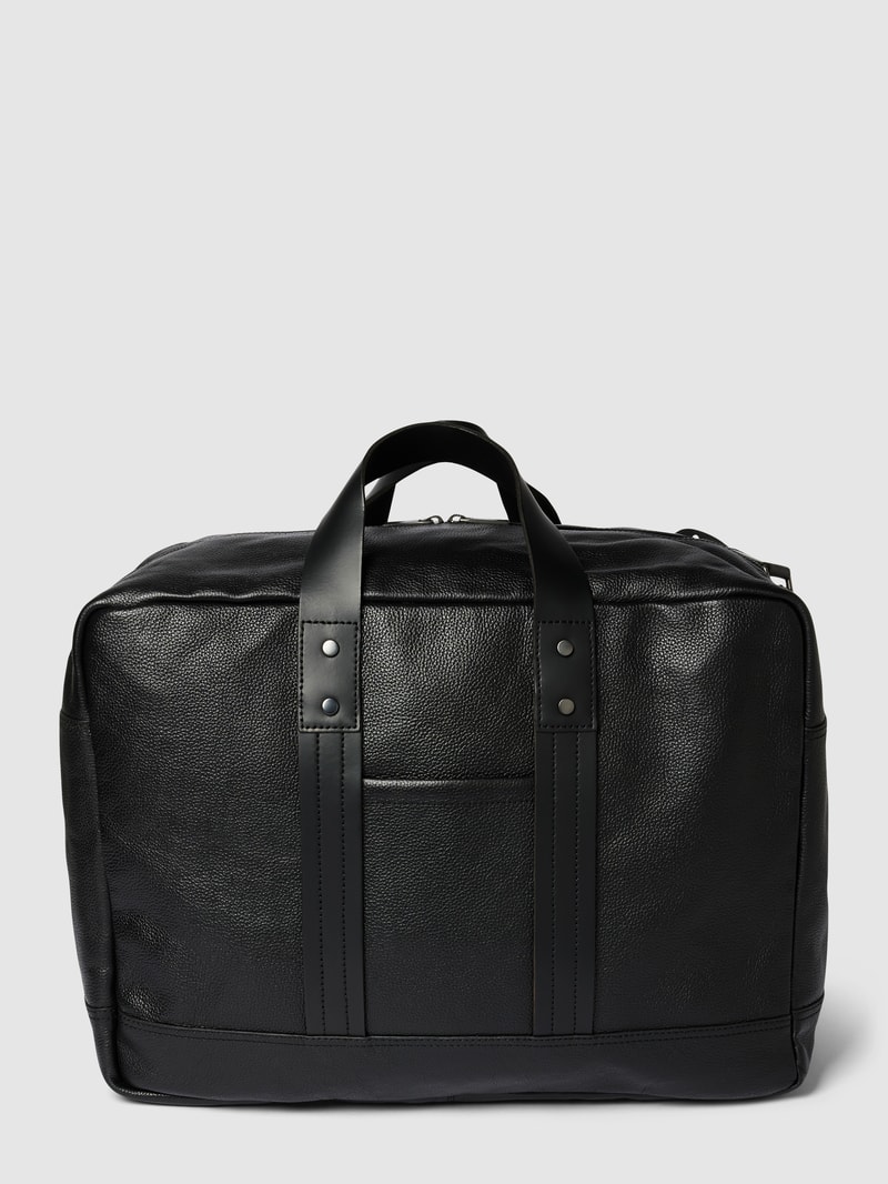 Weekender mit kurzen Henkeln in schwarz