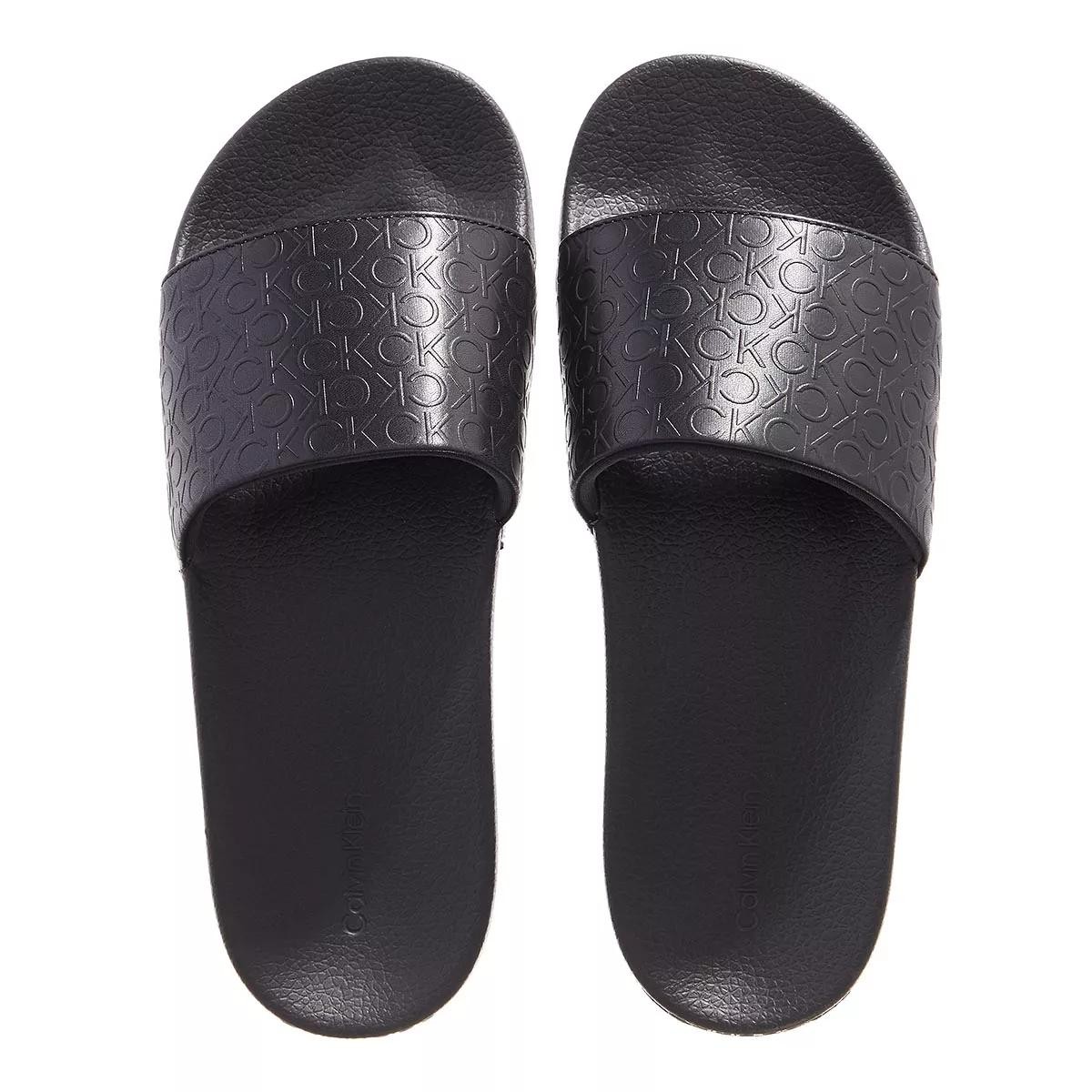 CALVIN KLEIN Pantoletten schwarz Slide