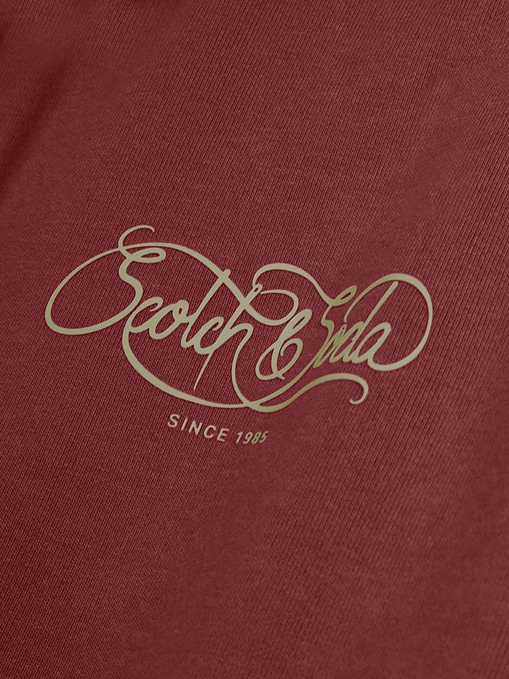 Scotch & Soda Hoodie in Bordeaux günstig kaufen