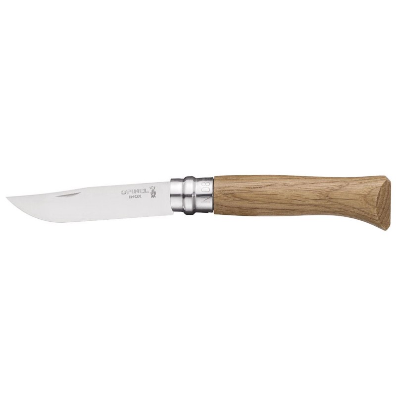 Coltello Opinel n.8 inox Tradizine Ver. Quercia. (Opinel Inox).