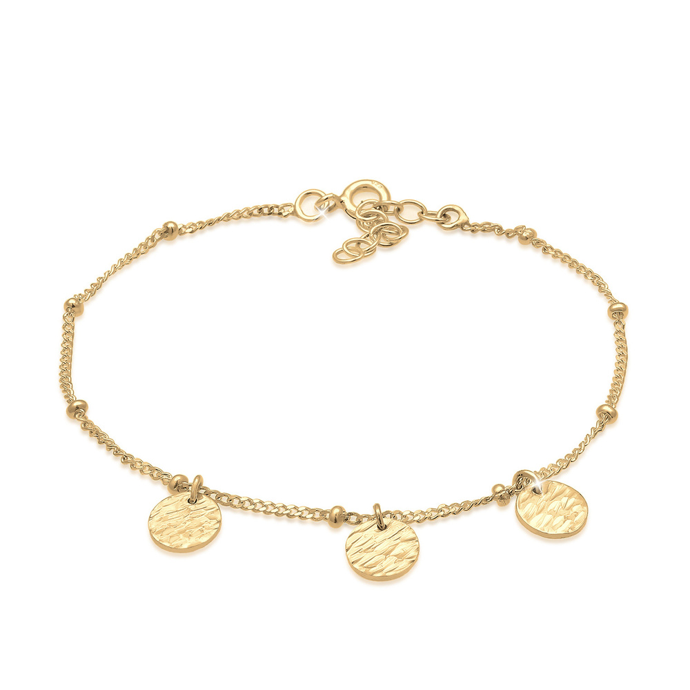 Elli Elli Bracelet Femmes Plaquette Pendentif Fin en argent sterling 925 Bracelet