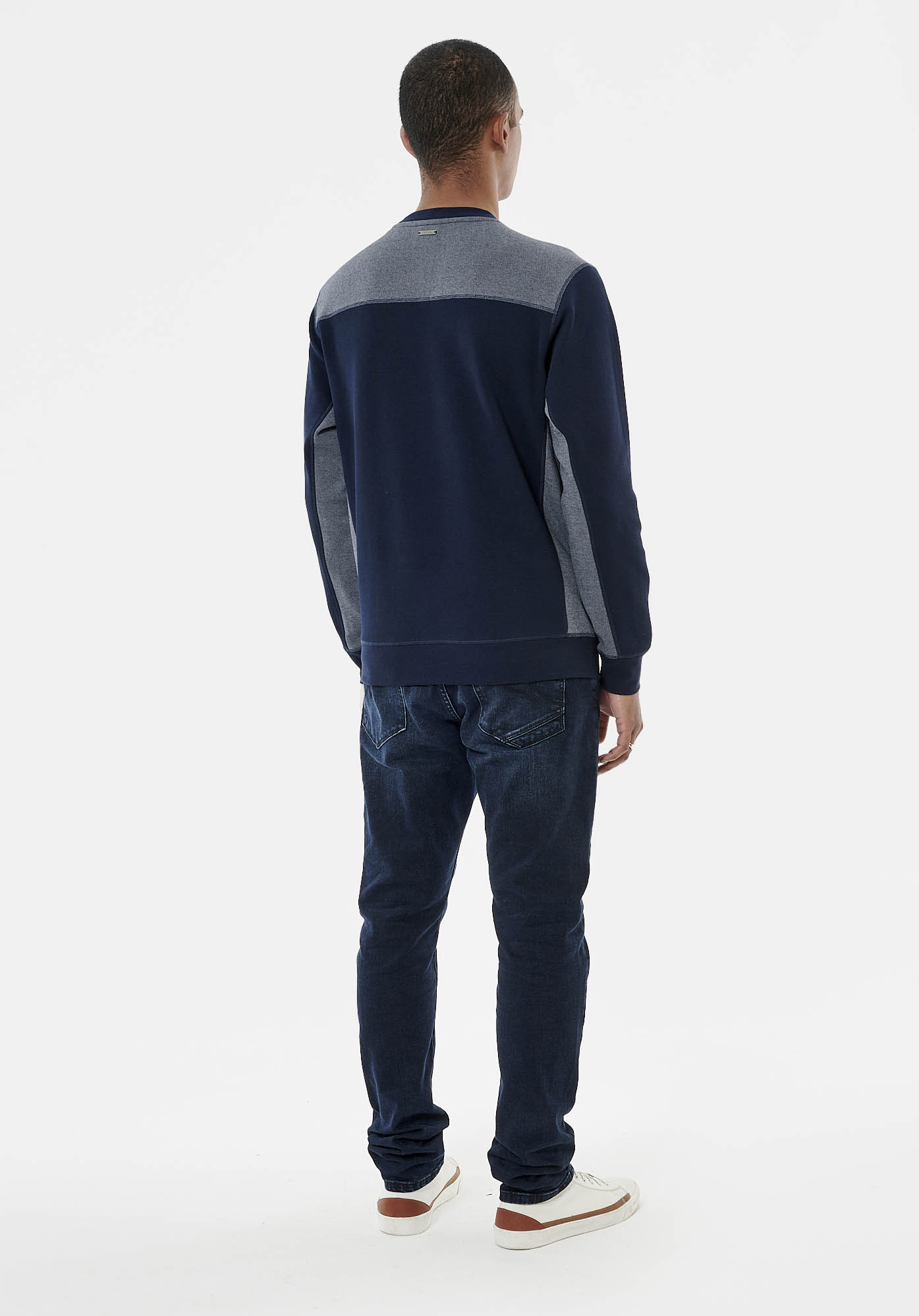 VOLA   Sweat bleu marine homme