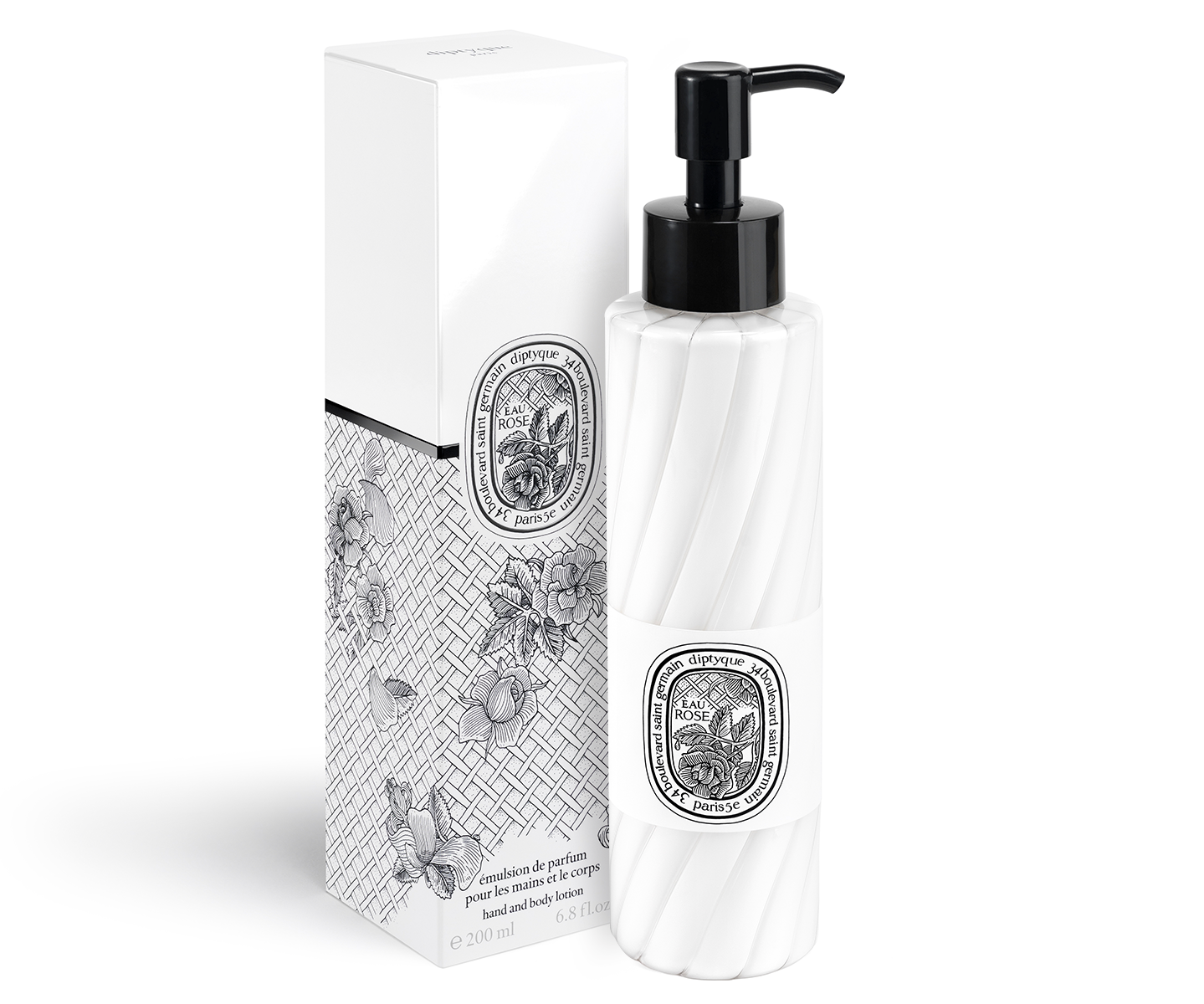 Eau Rose - Emulsion de parfum pour les mains et le corps