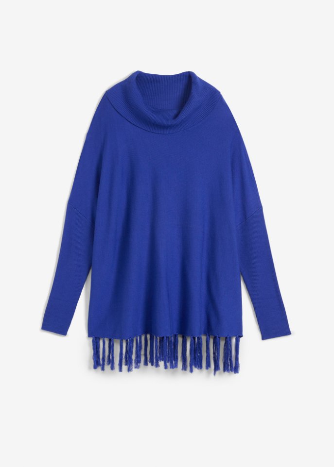 Pullover mit Fransenkante