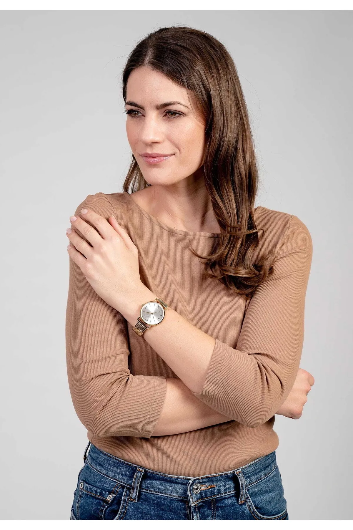SURI FREY  Armbanduhr - Goldfarben - Silber