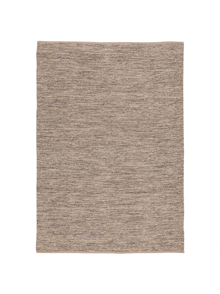 Pergamon Baumwolle Natur Kelim Teppich Easy Meliert in Braun günstig kaufen