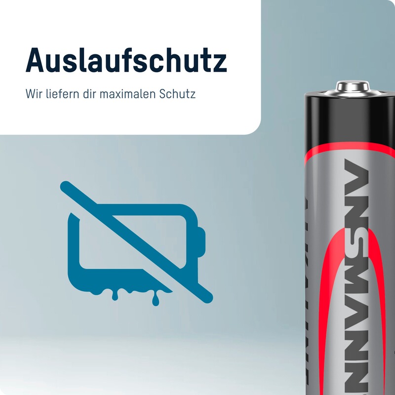 Ansmann Batterien Alkaline Mignon AA 100 Stück