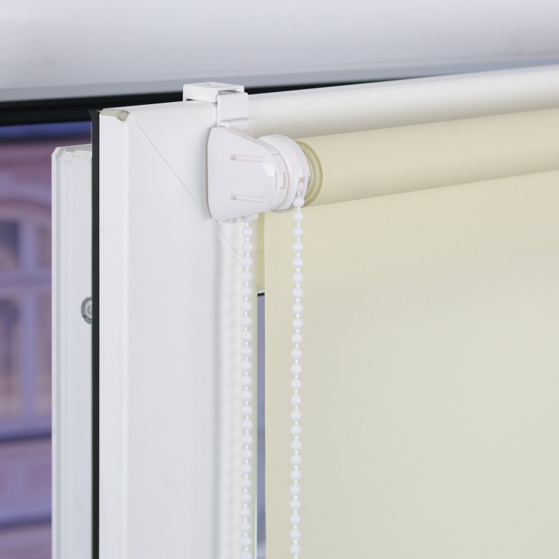 Powertec Bella Casa Klemmfix-Rollo, ca. 150 x 75 cm, creme