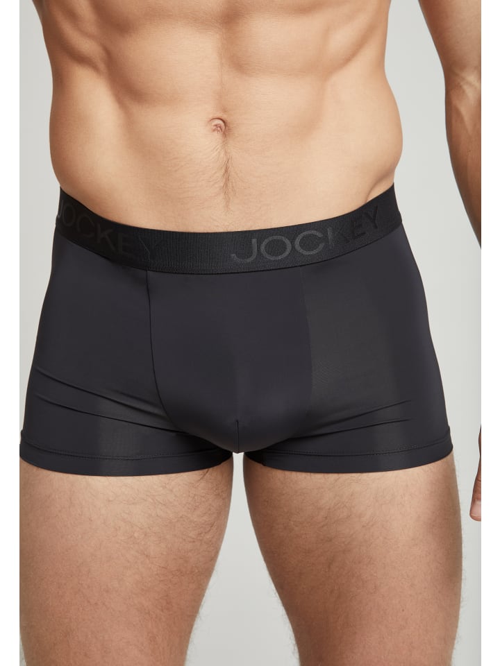 Jockey Boxershorts Microfiber Air 2 Stück in Schwarz günstig kaufen