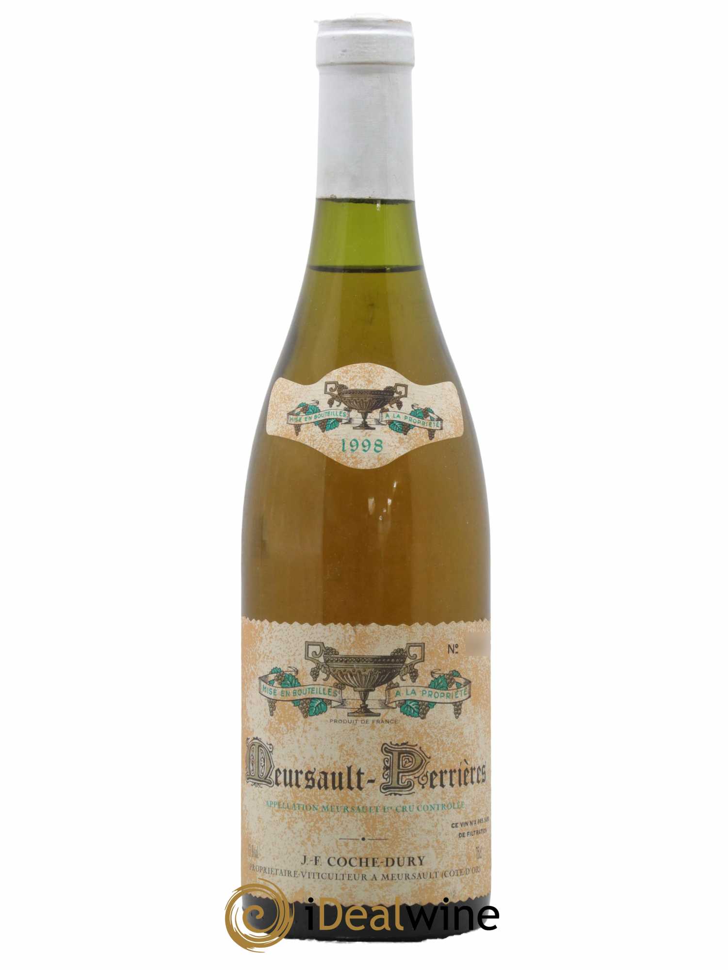 Meursault 1er Cru Perrières Coche Dury (Domaine)  1998 - Lot de 1 Bouteille