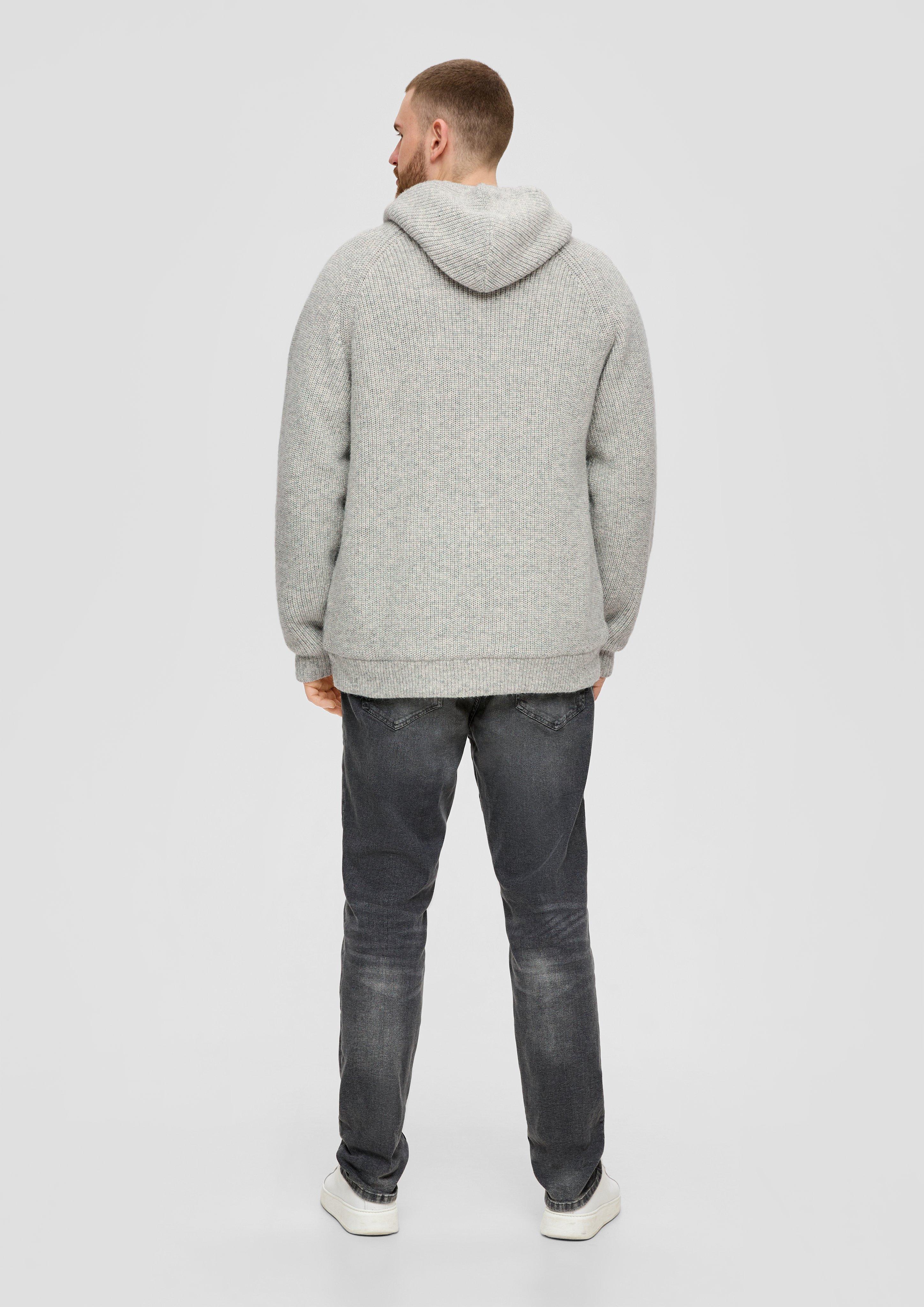 Fleecejacke mit Kapuze  2143338-94X0