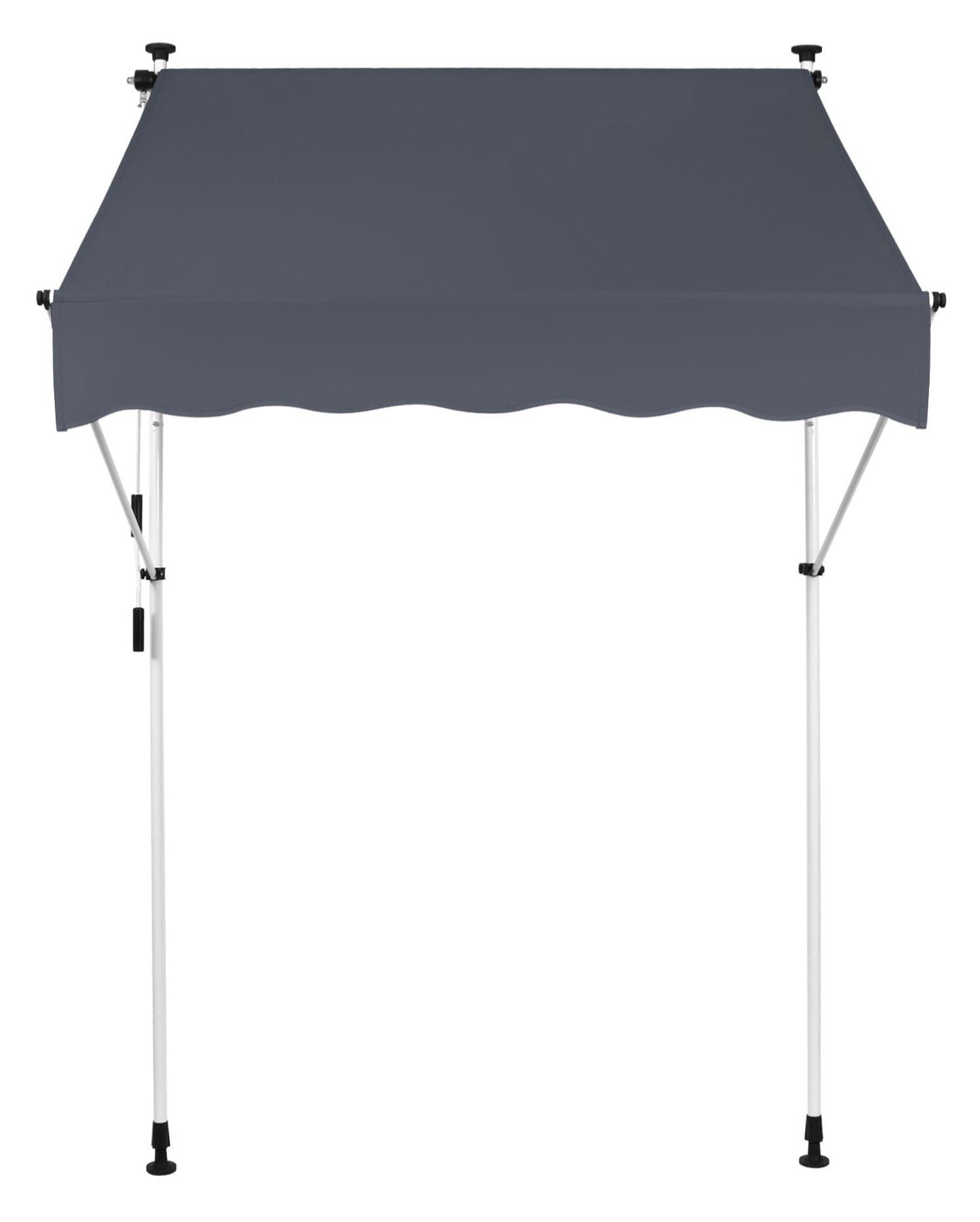 TPFGarden Klemmmarkise Wendy - Sonnenschutz für Mietwohnungen, Balkone, Terrassen (Hochwertige Balkonmarkise aus UV-beständigem Polyester, 1-St., Stabile Outdoor-Markise - Sonnenschutzfaktor UV50) Rostfreies Edelstahlgestell - Maße (BxT): 400 x 120 c