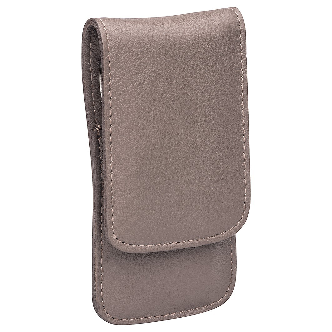Maniküre Set Taschen-Etui Serie 'Siena'. taupe. 3-tlg.