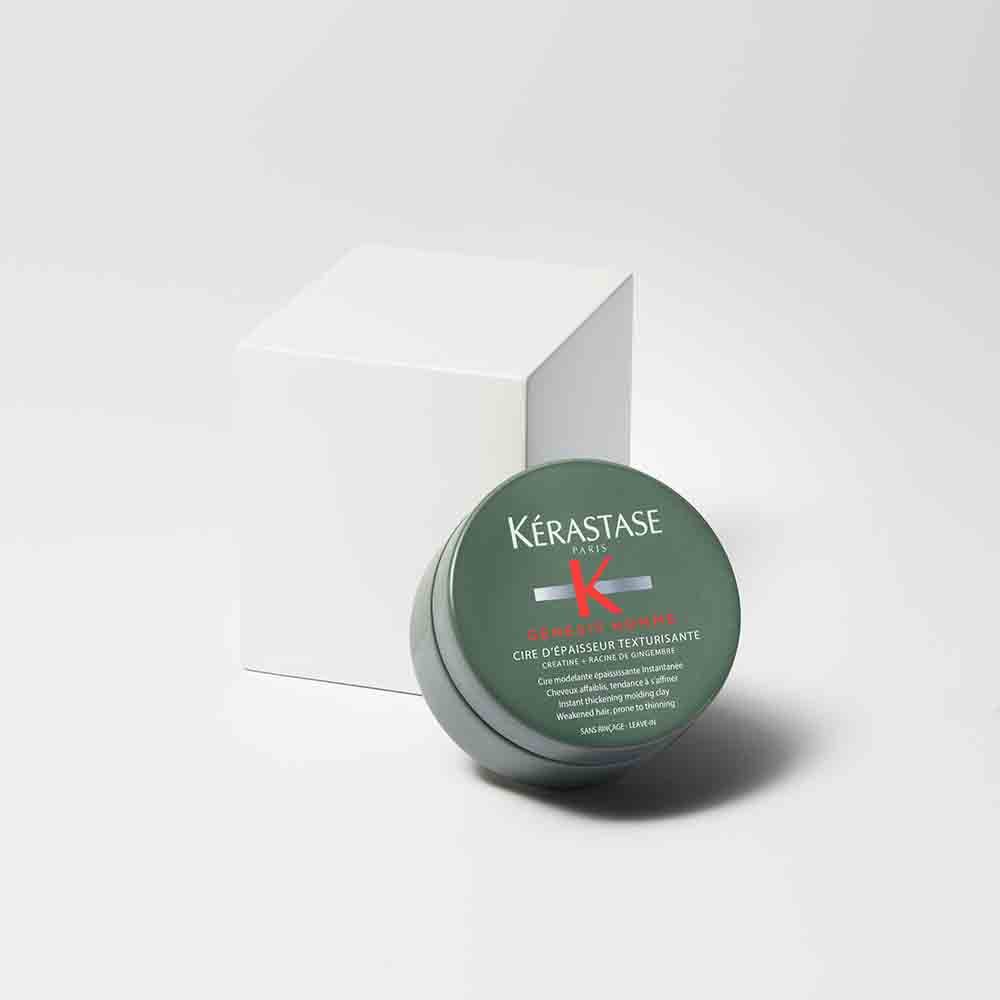 KÉRASTASE Genesis Homme Cire D&'Épaisseur Texturisante - Stärkendes Styling Clay für eine sofortige Verdichtung der Haarfaser