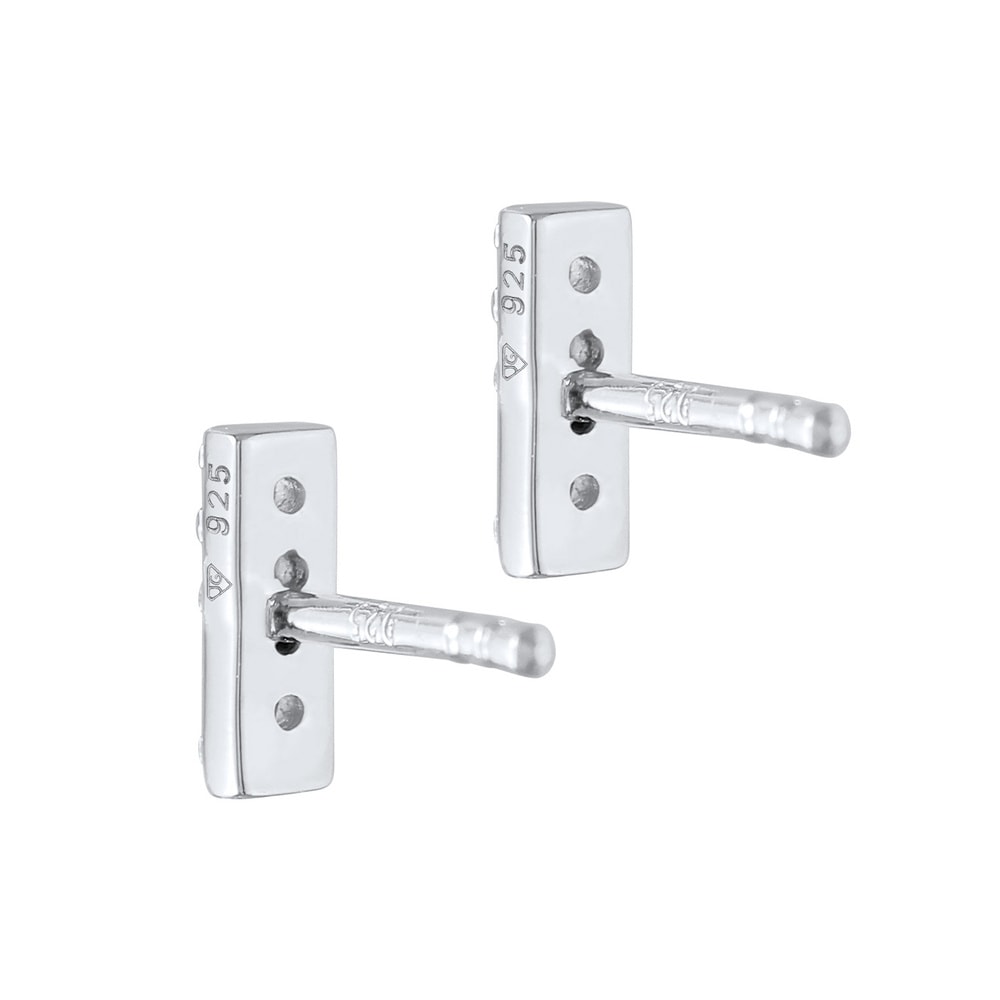 Elli Elli Boucles d'Oreilles pour Femmes avec cristaux zirconium en argent massif 925 Boucles d'oreilles