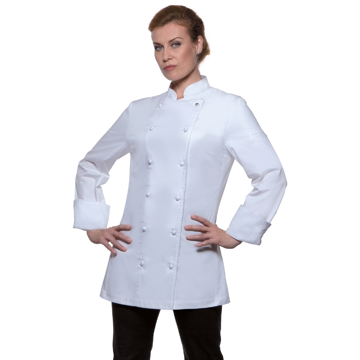 KARLOWSKY Diamond Kochjacke weiss