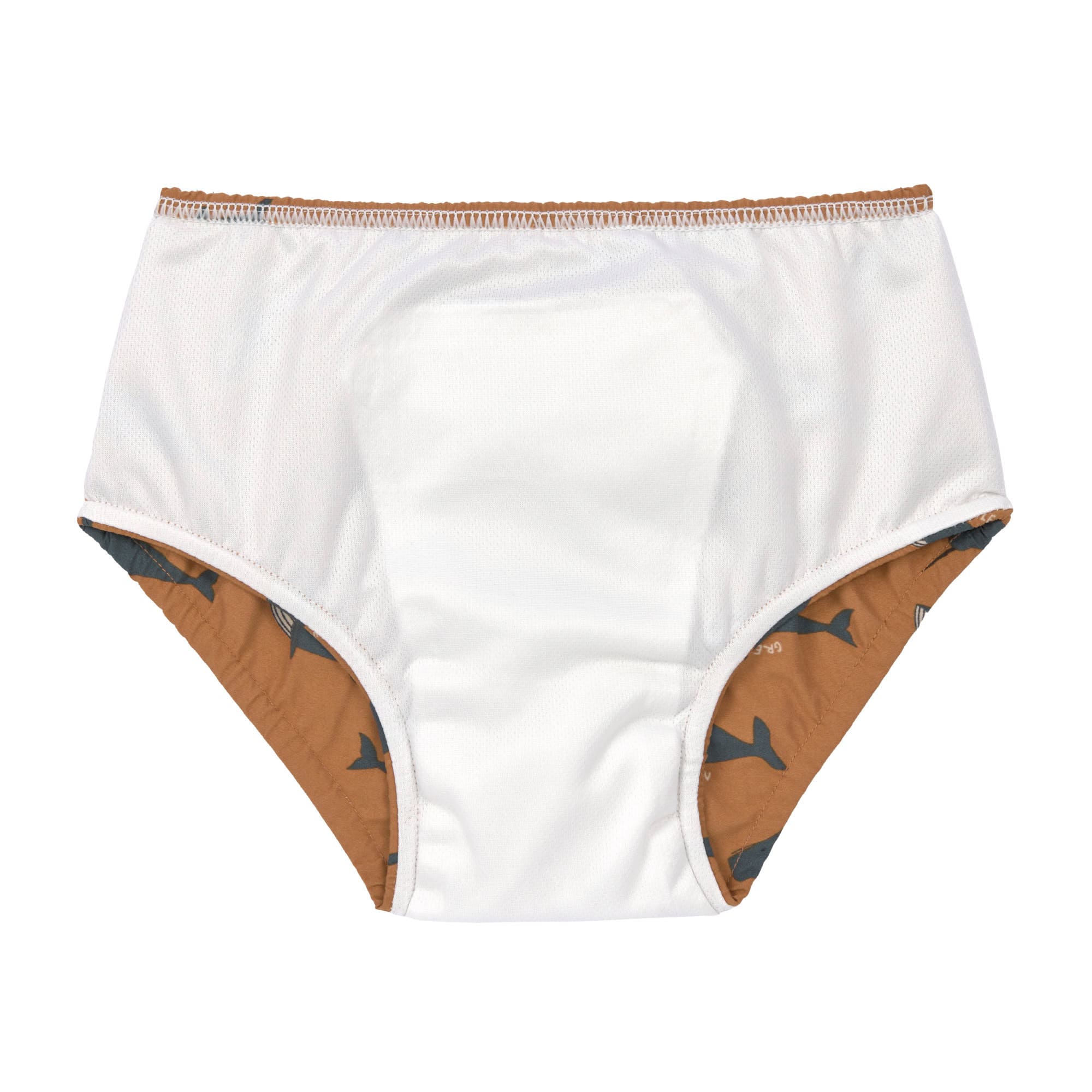Schwimmwindel Baby - Wal, Karamell