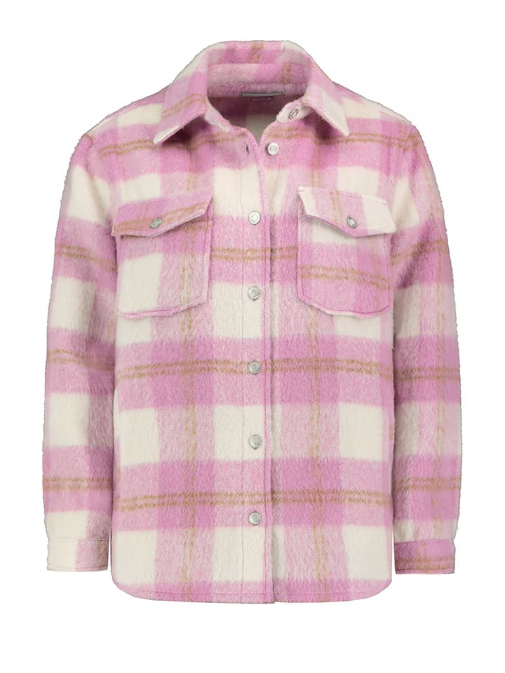 Stitch & Soul Hemdjacke in Rosa/ Creme günstig kaufen