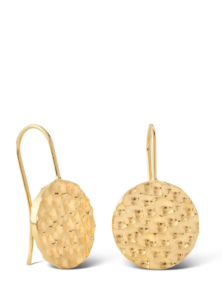 Casa Jewelry Bump drop earrings gold plated