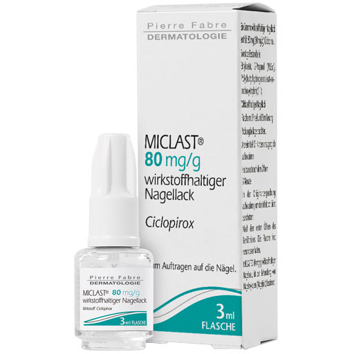 MICLAST 80 mg/g wirkstoffhaltiger Nagellack  3 ml  Wirkstoffhaltiger Nagellack
