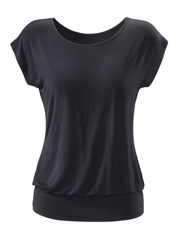 LASCANA LASCANA Shirt in schwarz günstig kaufen
