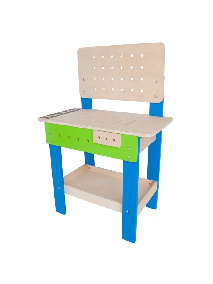 Hape  Meister-Werkbank mit großem Zubehör-Set in bunt günstig kaufen onesize