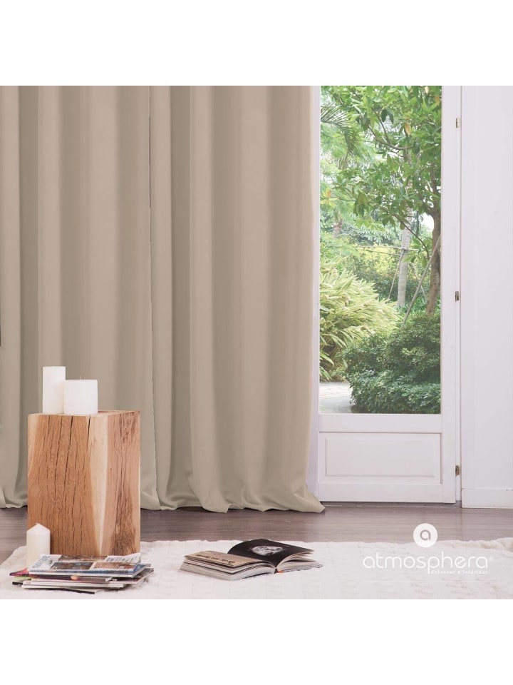 Atmosphera Créateur d'intérieur Vorhänge in beige günstig kaufen onesize
