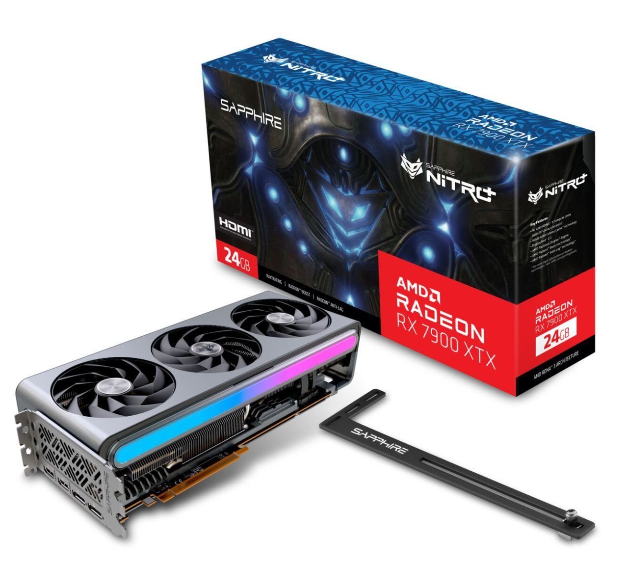 Sapphire Radeon RX 7900 XTX Radeon RX 7900 XTX Vapor-X Grafikkarte (24 GB, GDDR6)