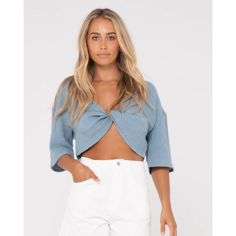 RUSTY SOMEWHERE TWISTED REVERSIBLE TOP 2-in-1 Top Damen