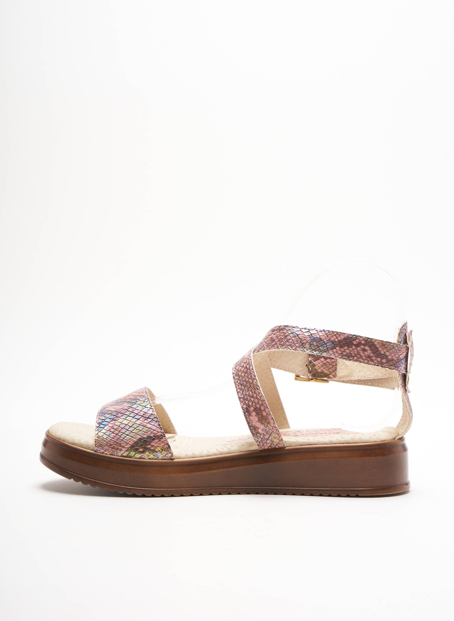 Brodequins Sandales Nu Pieds Femme couleur rose