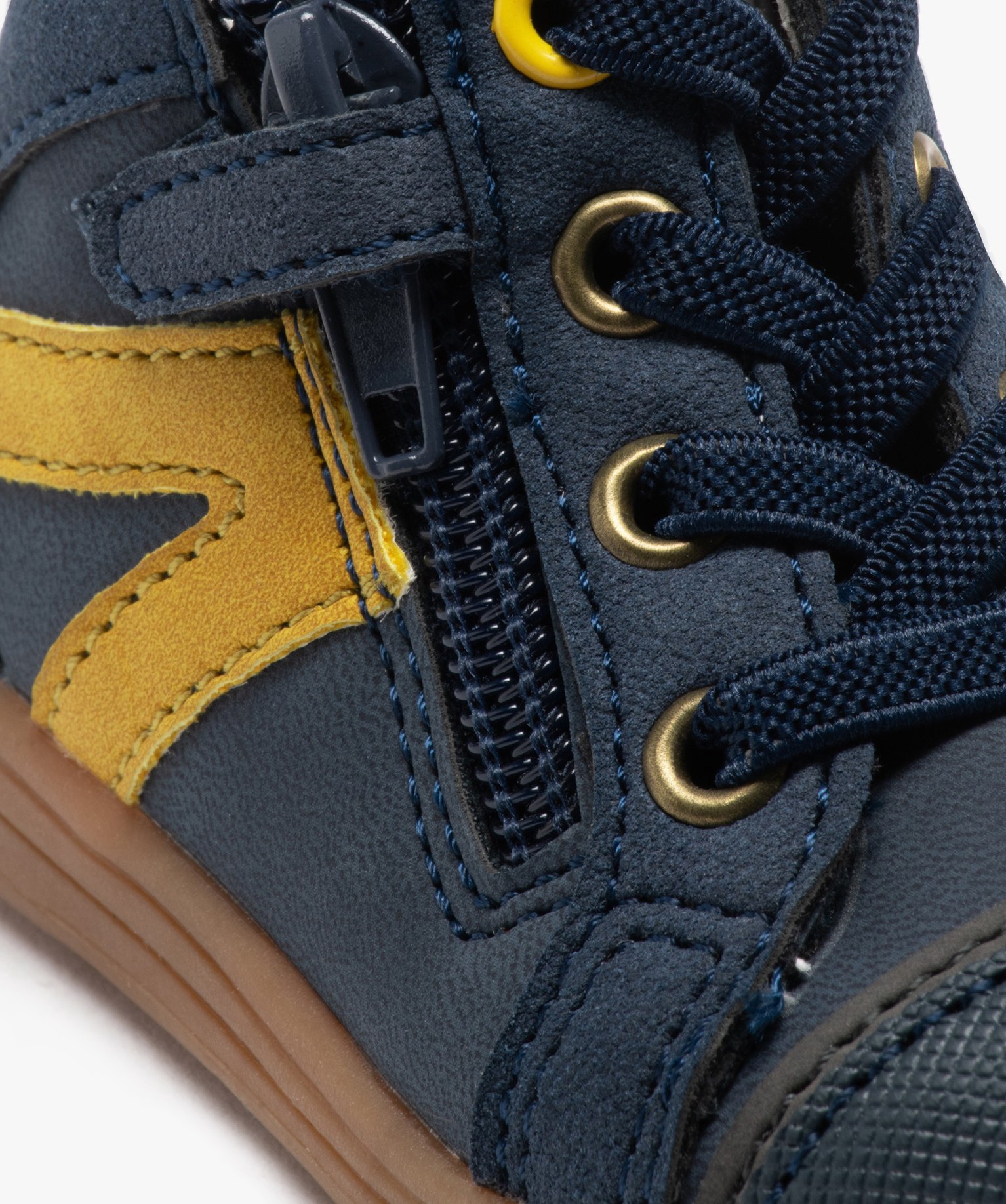 Chaussures premiers pas bébé Garçon bicolores - Hobiz marine | GEMO