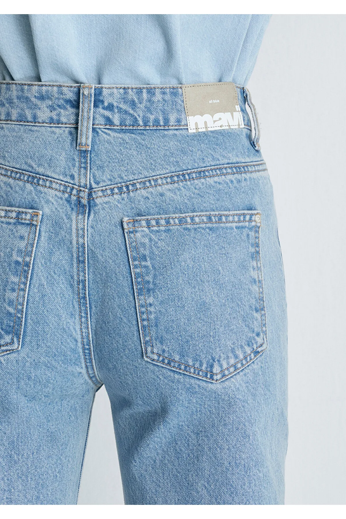 Mavi  Victoria All Blue - Schattierte Si Jean Indigohose 101072-34111