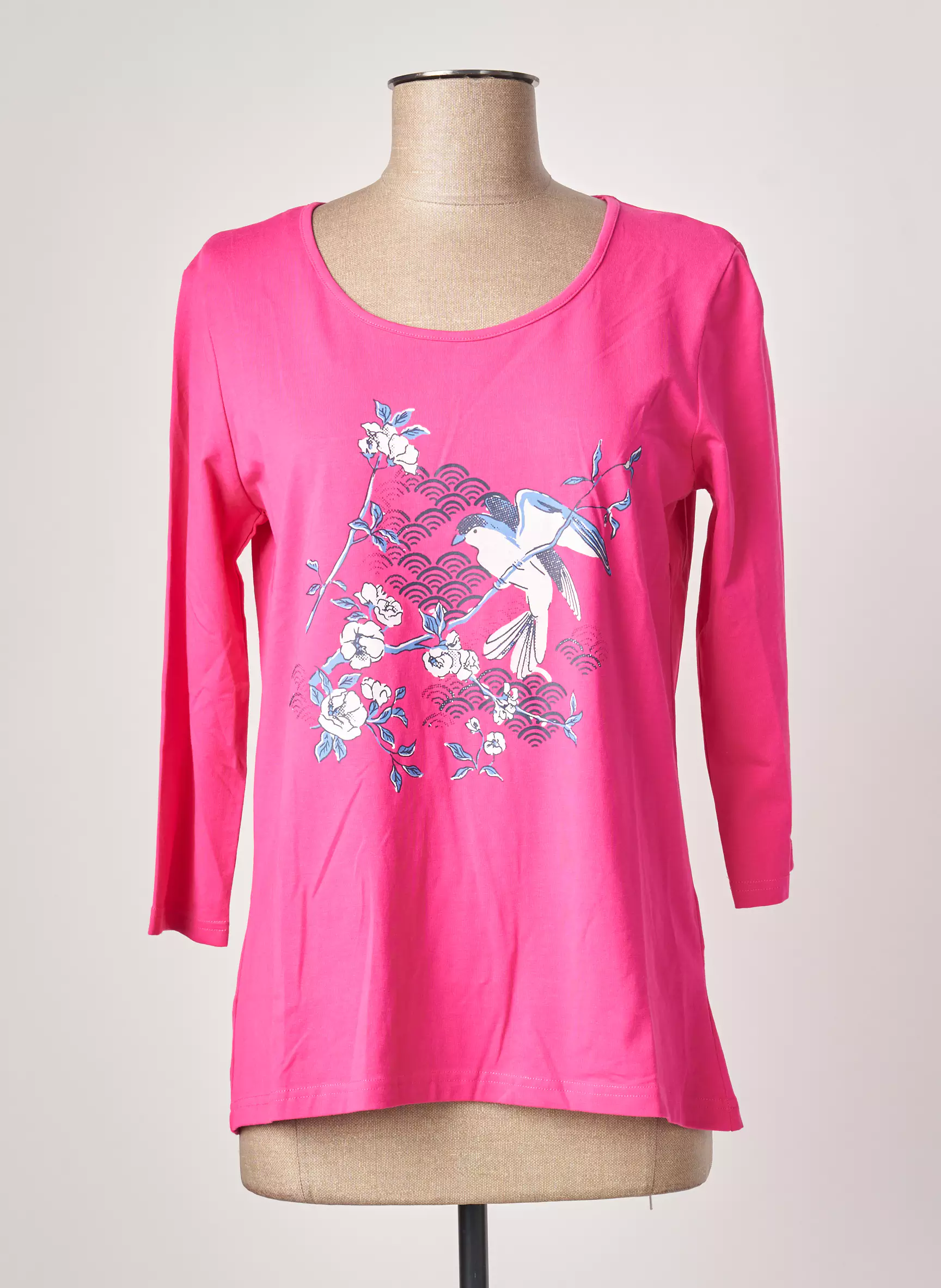 Damart Tshirts Femme couleur rose