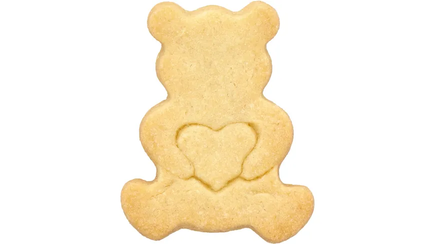 RBV BIRKMANN Ausstechform Teddybär mit Herz 6cm