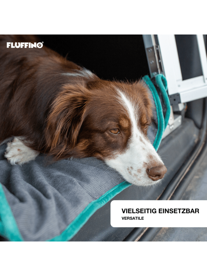 FLUFFINO Hundedecke/ Wendedecke / Kuscheldecke - 150x100 cm - Grau günstig kaufen onesize